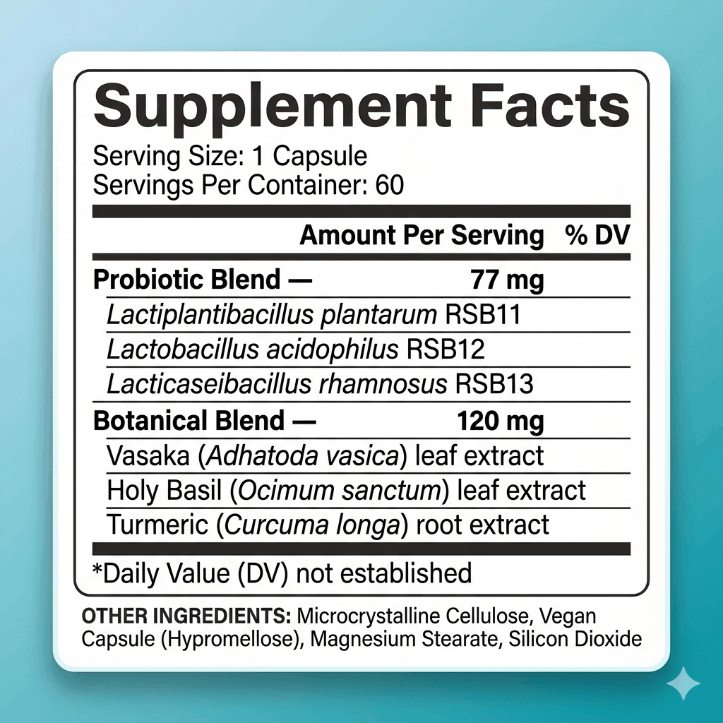 NasoFlow™ Lung Support Probiotics
